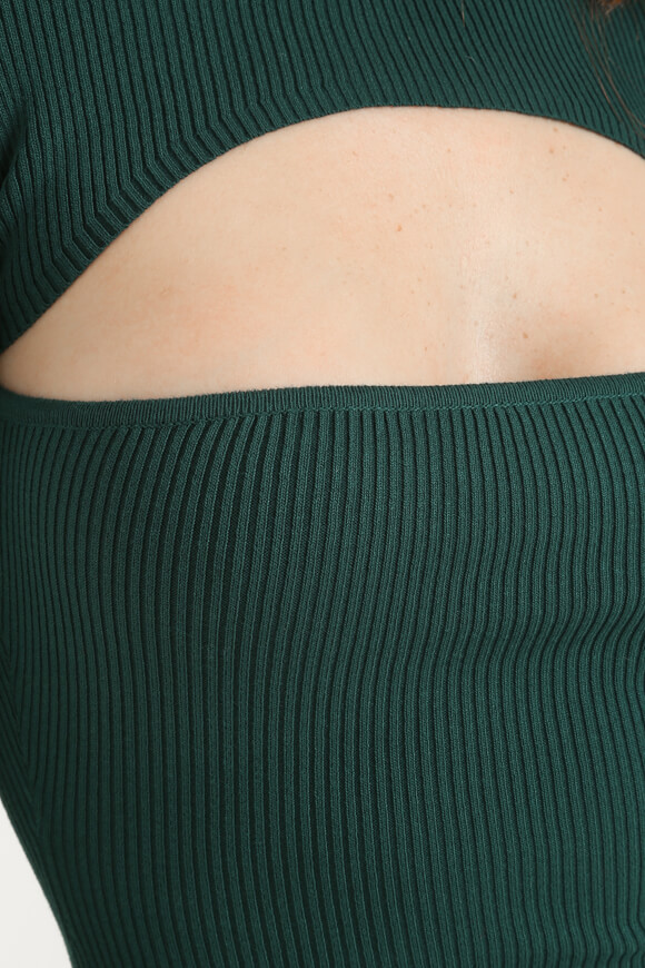 Image sur Mini robe en tricot côtelé