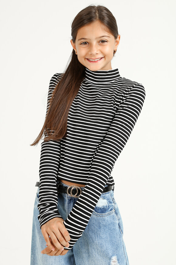 Bild von Geripptes Langarmshirt
