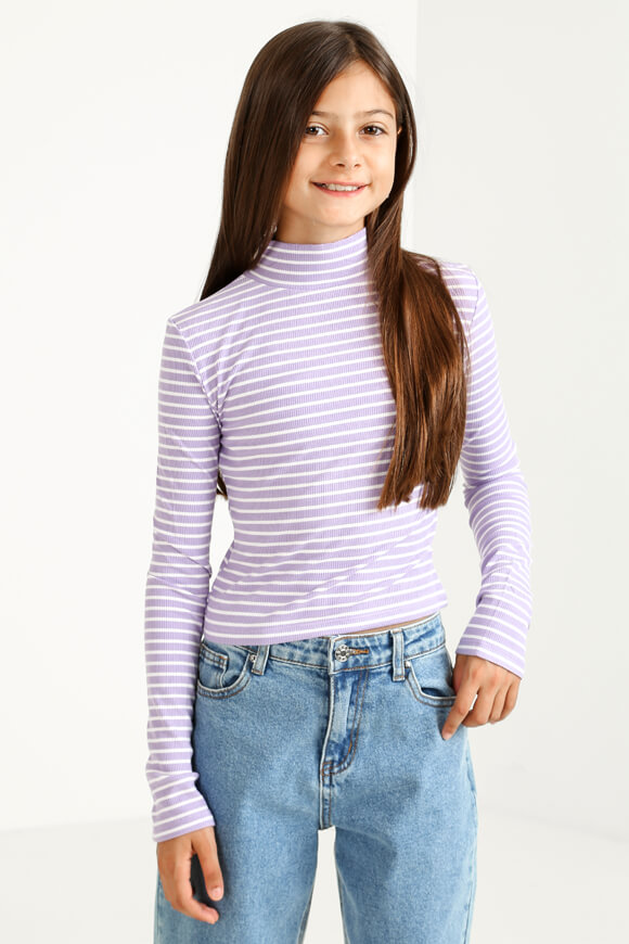 Bild von Geripptes Langarmshirt