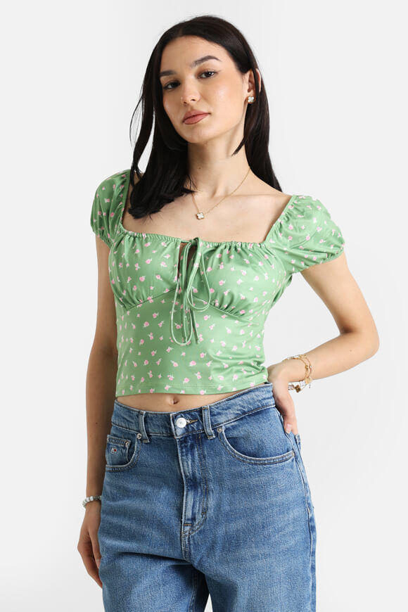 Bild von Off Shoulder Crop Shirt