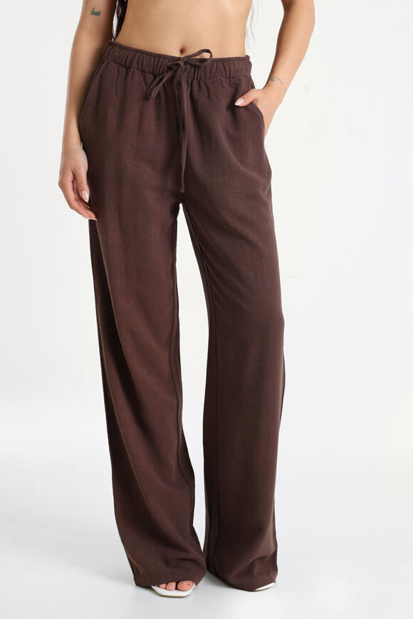 Bild von Wide Leg Leinenhose