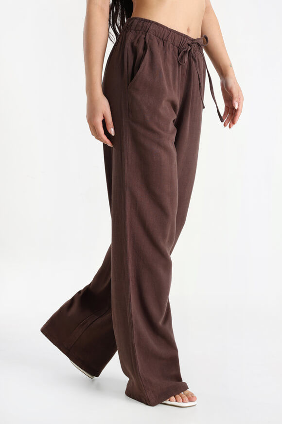 Bild von Wide Leg Leinenhose