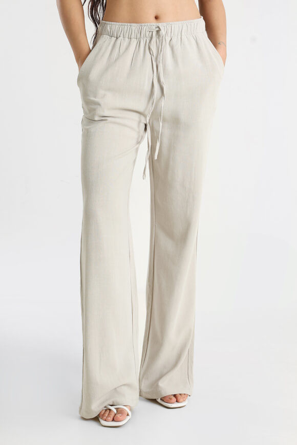 Bild von Wide Leg Leinenhose