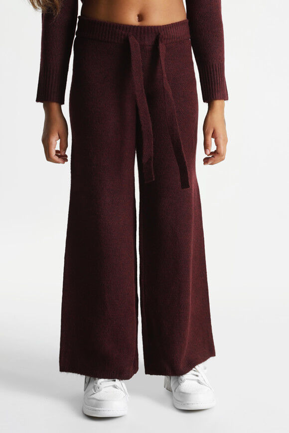 Image sur Pantalon wide leg en tricot