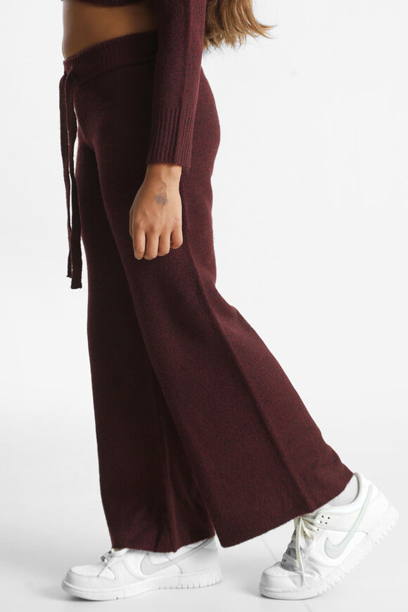 Image sur Pantalon wide leg en tricot