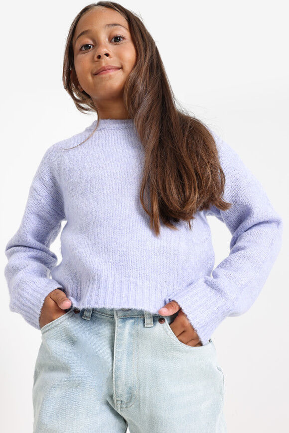 Image sur Pull court en tricot fin