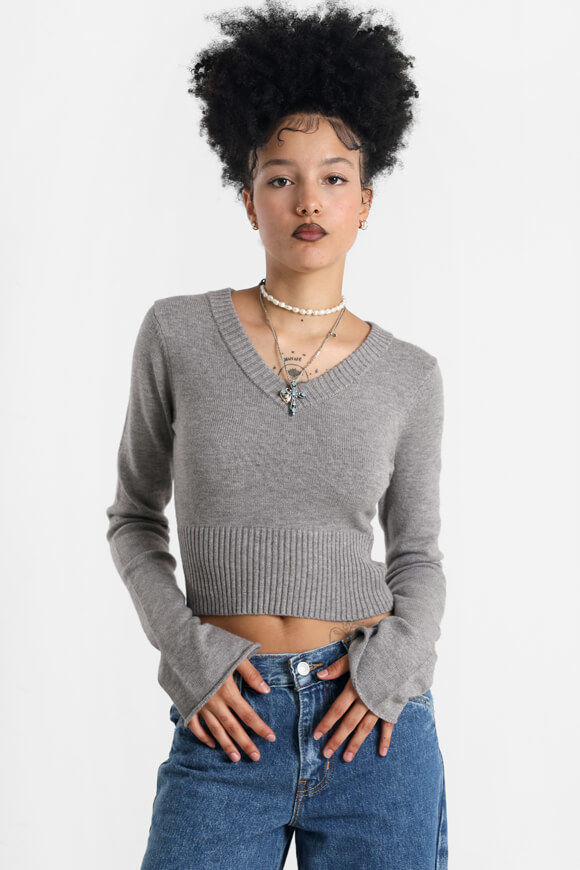 Image sur Pull court en tricot