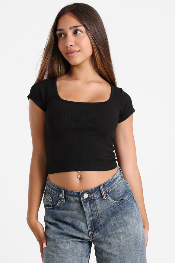 Bild von Geripptes Crop T-Shirt