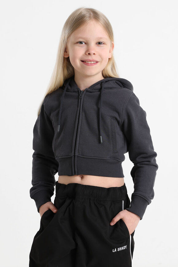 Bild von Crop Kapuzensweatjacke