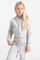 Bild von Crop Kapuzensweatjacke