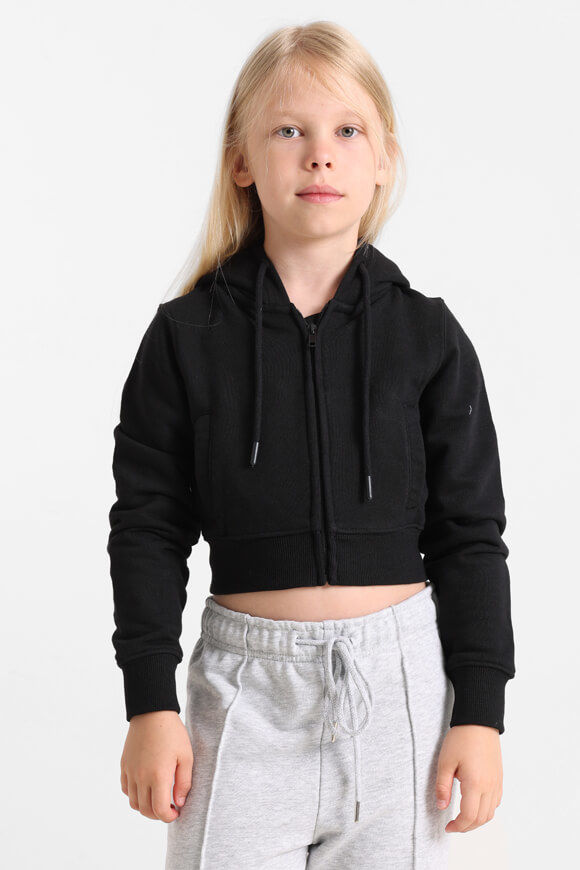 Bild von Crop Kapuzensweatjacke