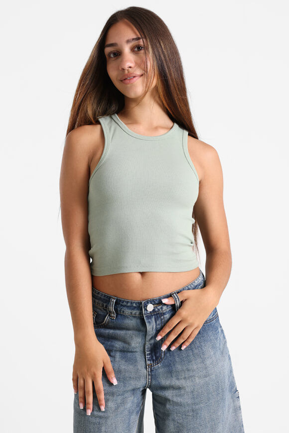 Bild von Geripptes Crop Tanktop