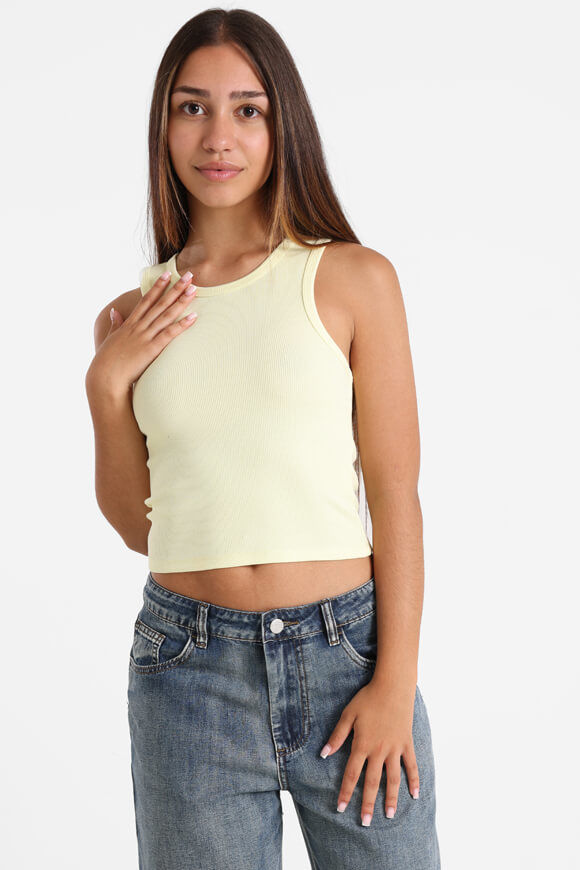 Bild von Geripptes Crop Tanktop