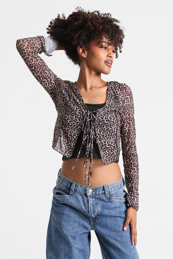 Bild von Mesh Crop Bluse