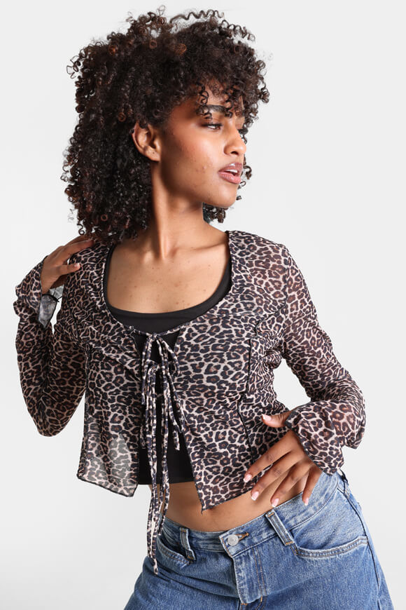 Bild von Mesh Crop Bluse