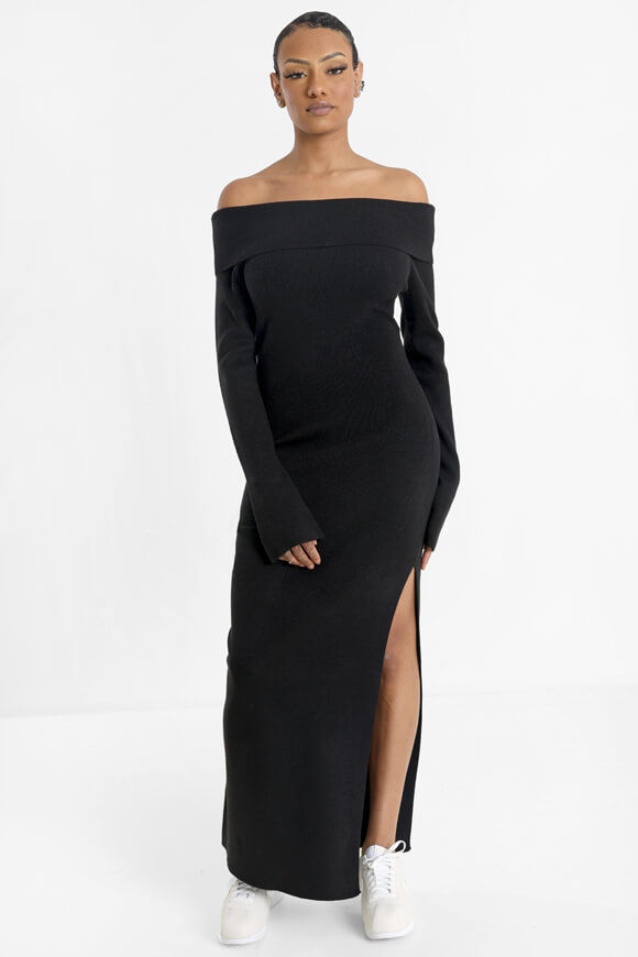 Bild von Geripptes Off Shoulder Maxikleid