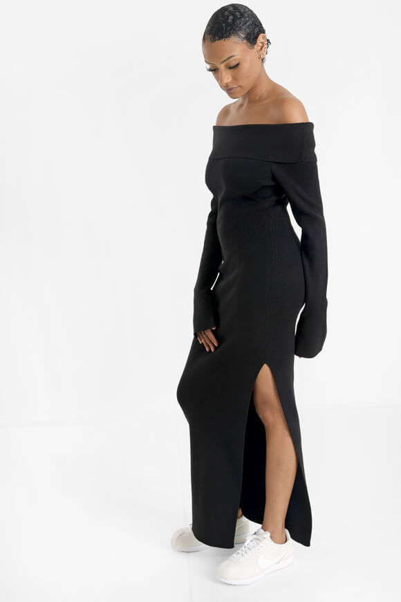 Bild von Geripptes Off Shoulder Maxikleid