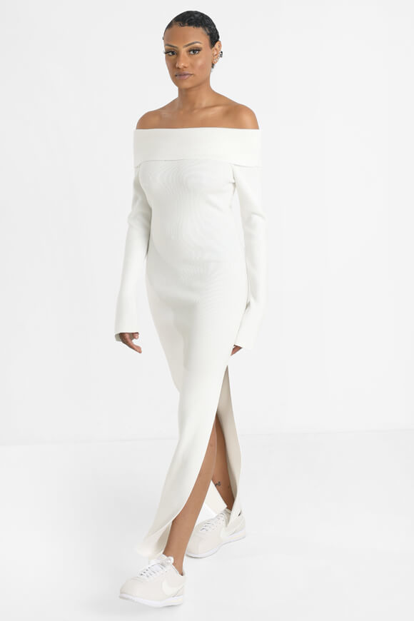 Bild von Geripptes Off Shoulder Maxikleid