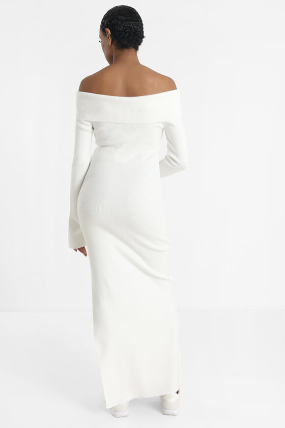 Bild von Geripptes Off Shoulder Maxikleid