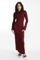 Image de Geripptes Off Shoulder Maxikleid