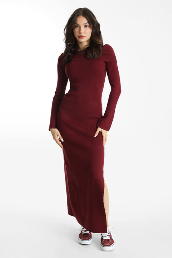Bild von Geripptes Off Shoulder Maxikleid