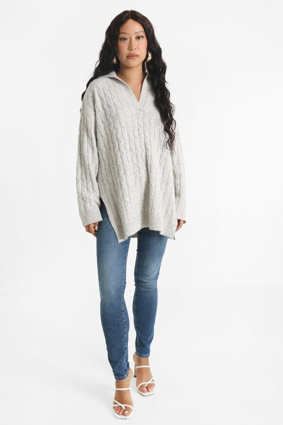 Bild von Oversize Strickpullover