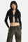 Bild von Gerippter Crop Cardigan