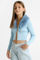 Bild von Gerippter Crop Cardigan