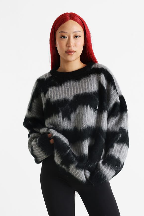 Bild von Oversize Hairy Strickpullover