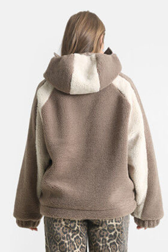 Image sur Oversize Sherpa Jacke