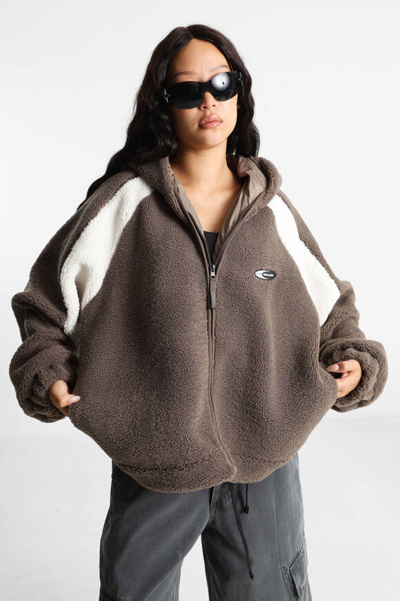 Bild von Oversize Sherpa Jacke