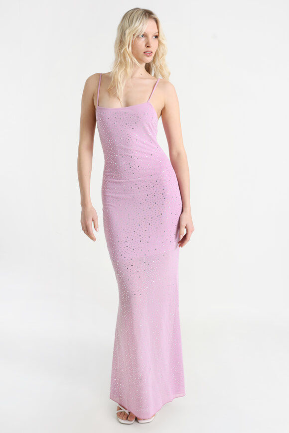 Image sur Mesh Maxikleid mit Strass