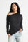 Bild von One Shoulder Langarmshirt