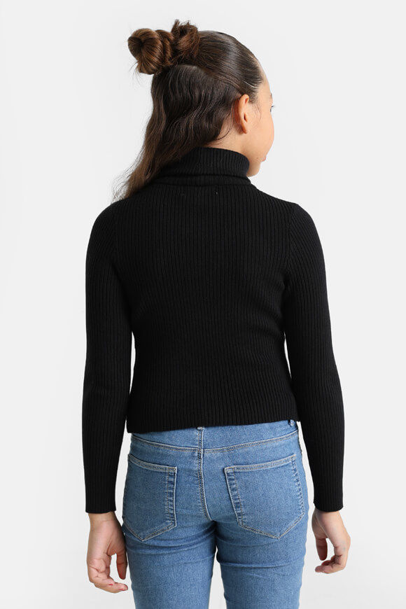 Bild von Gerippter Crop Strickpullover