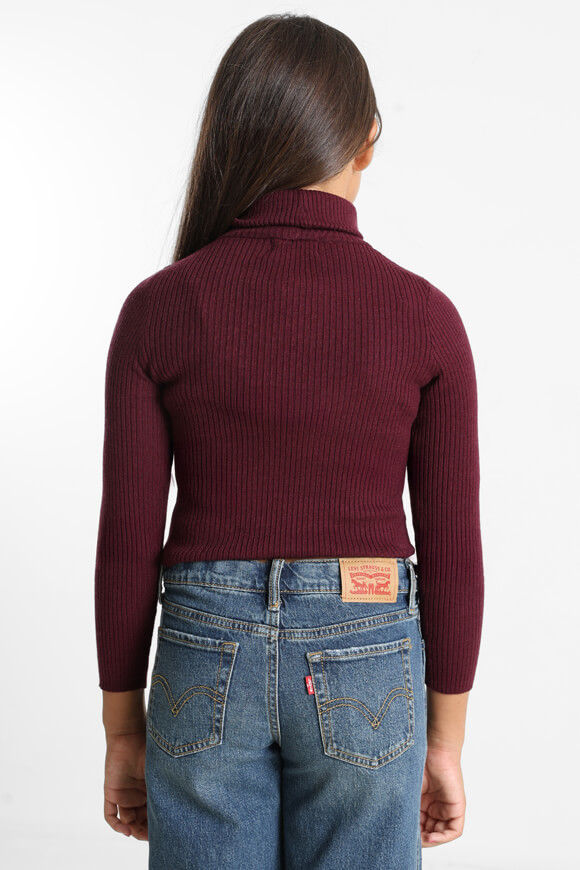 Image sur Gerippter Crop Strickpullover