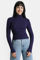 Bild von Gerippter Crop Strickpullover