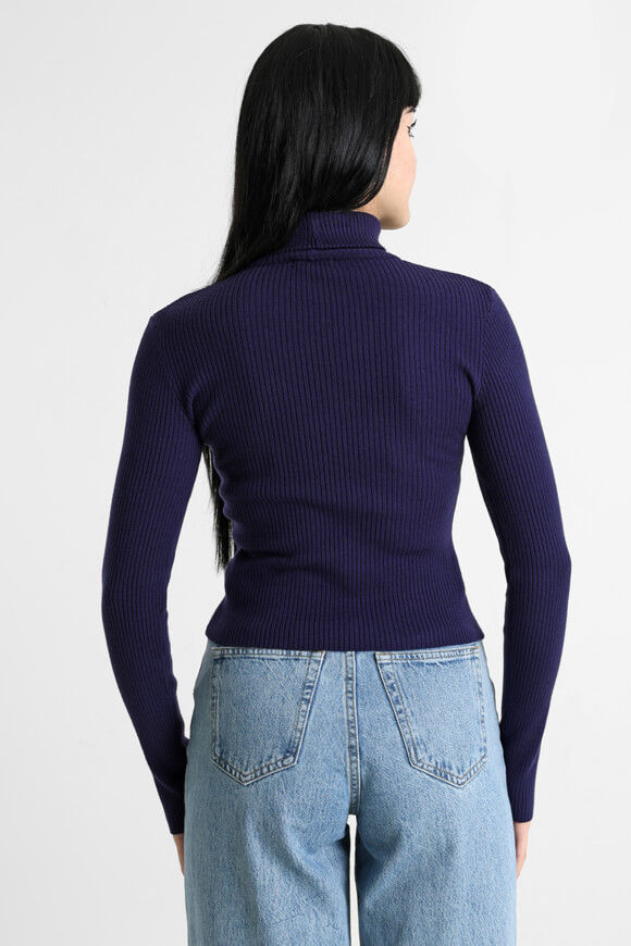 Bild von Gerippter Crop Strickpullover