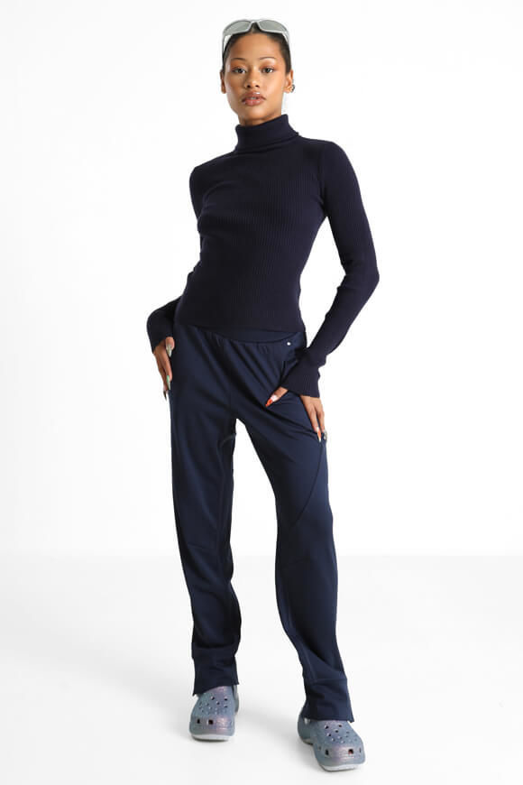 Bild von Gerippter Crop Strickpullover