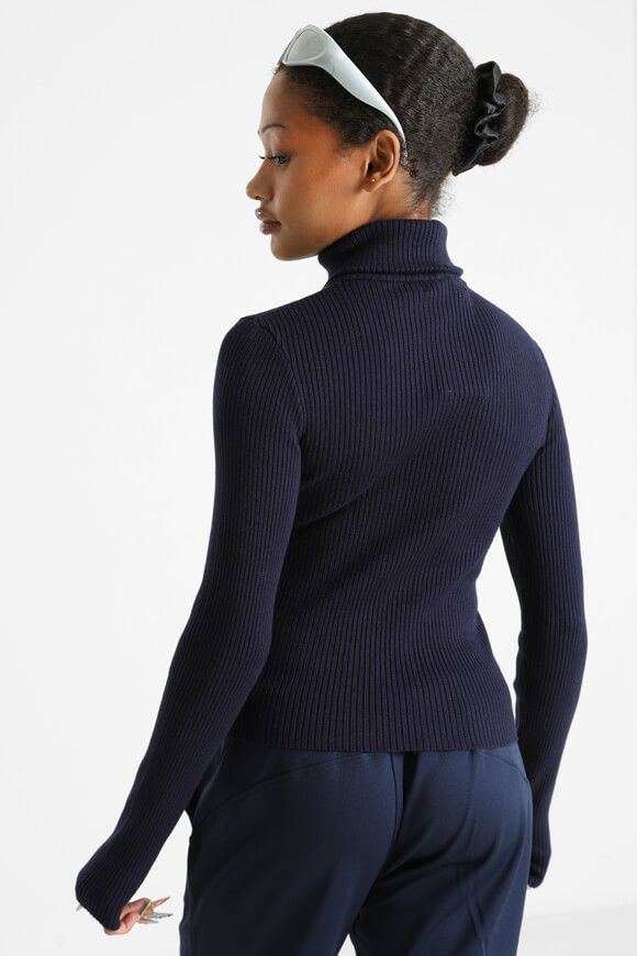 Bild von Gerippter Crop Strickpullover