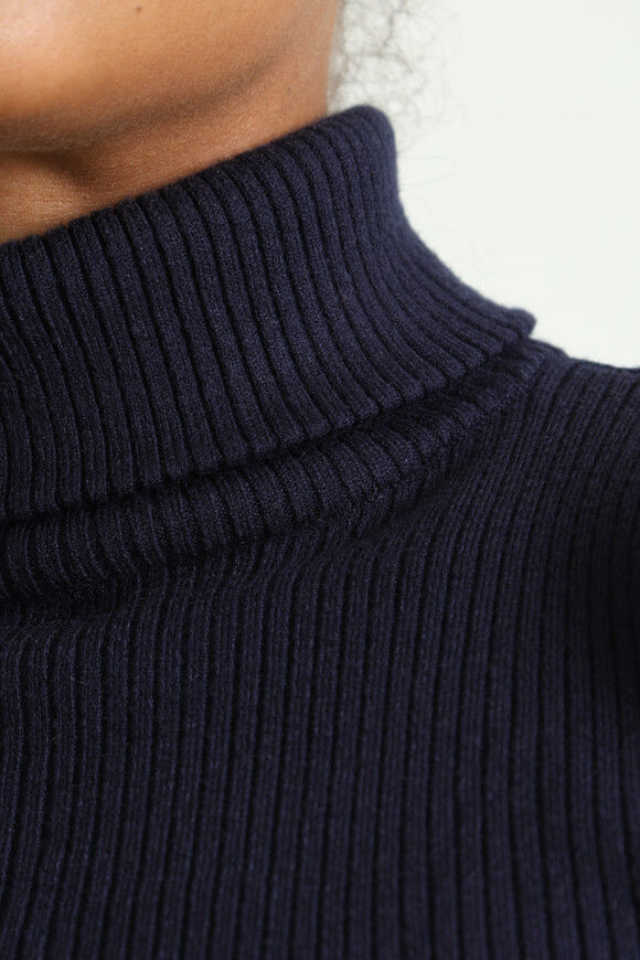 Bild von Gerippter Crop Strickpullover