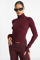 Bild von Gerippter Crop Strickpullover