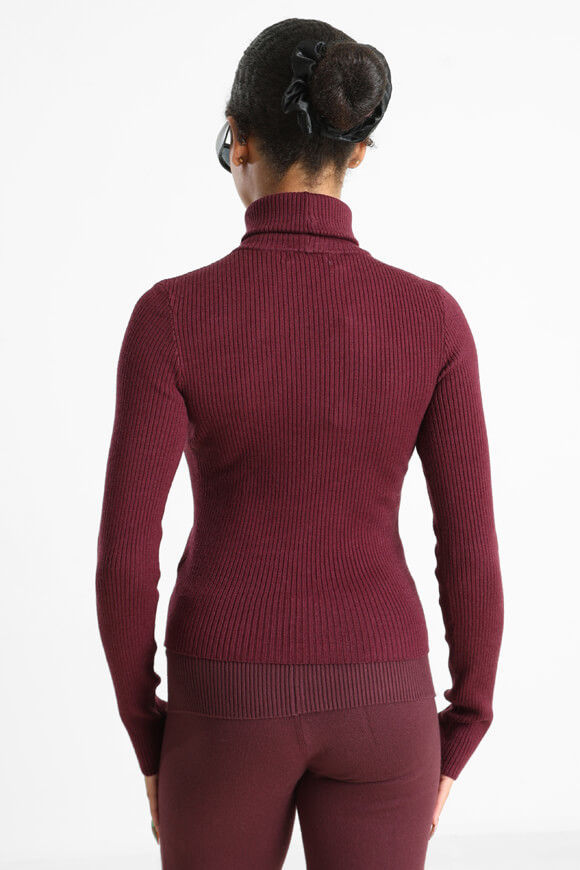 Bild von Gerippter Crop Strickpullover
