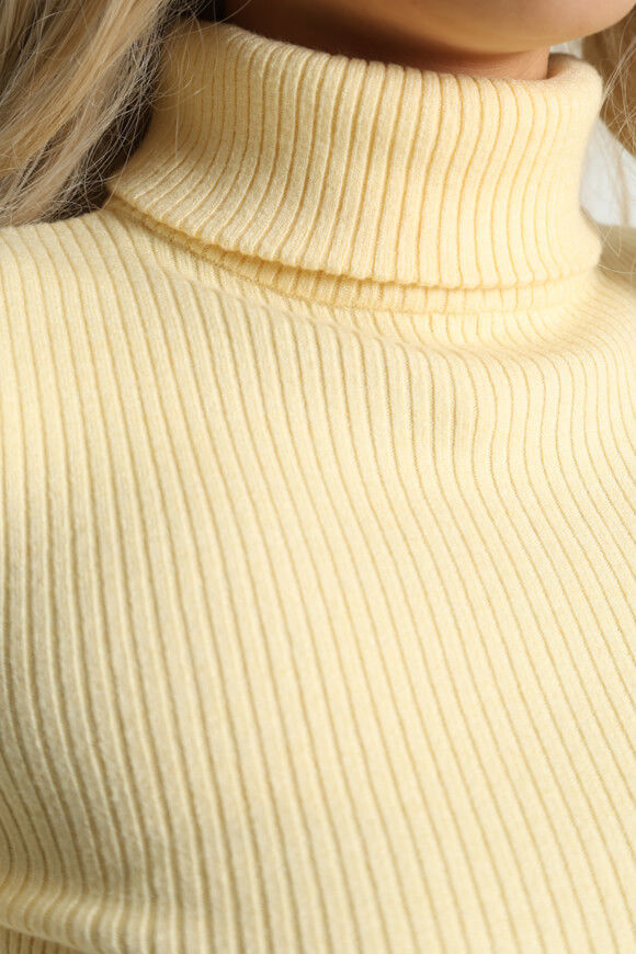 Bild von Gerippter Crop Strickpullover