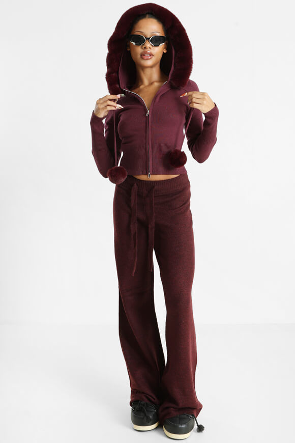 Bild von Crop Feinstrickjacke