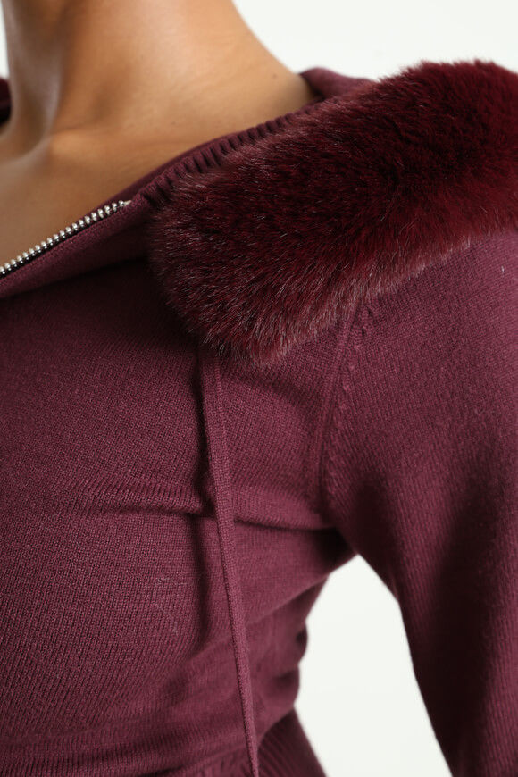 Bild von Crop Feinstrickjacke