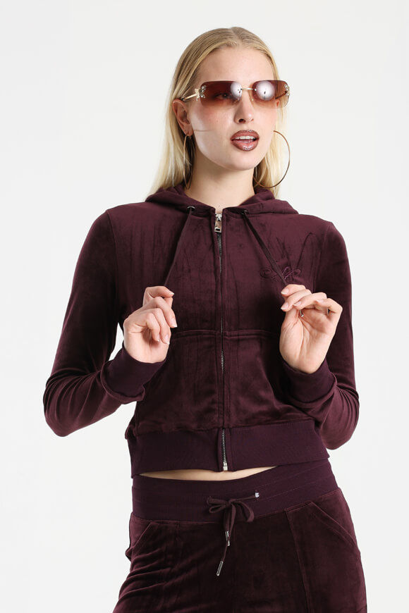 Bild von Samt Crop Jacke