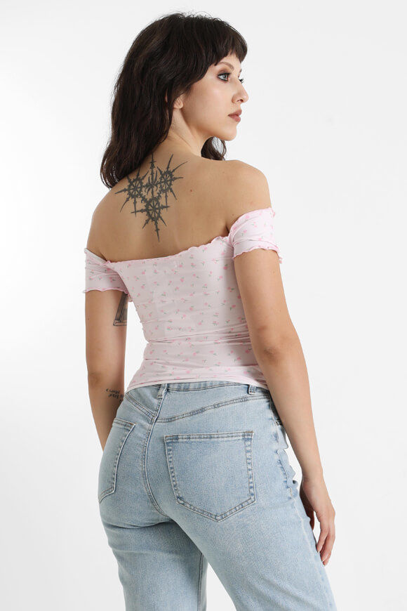 Image sur Off Shoulder Crop Shirt