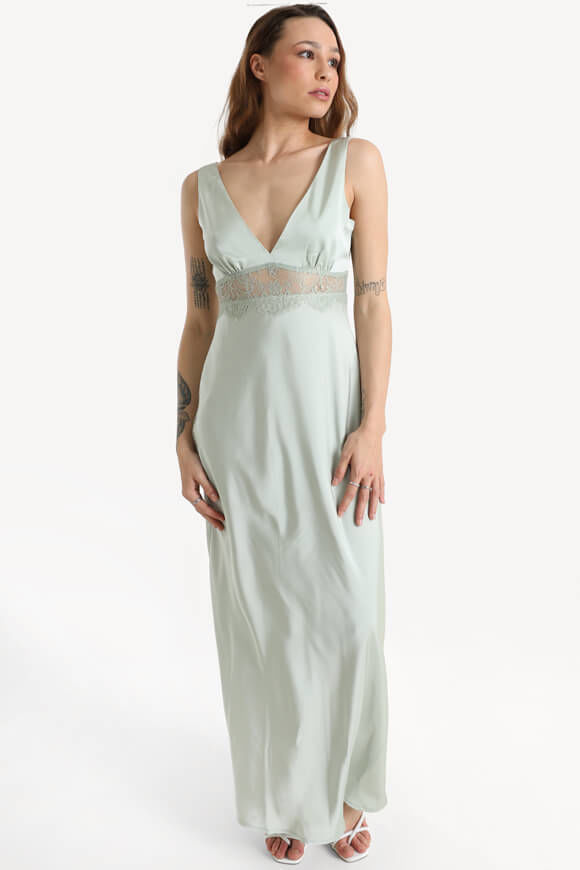 Bild von Satin Maxikleid