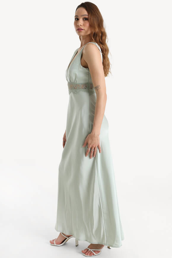 Bild von Satin Maxikleid