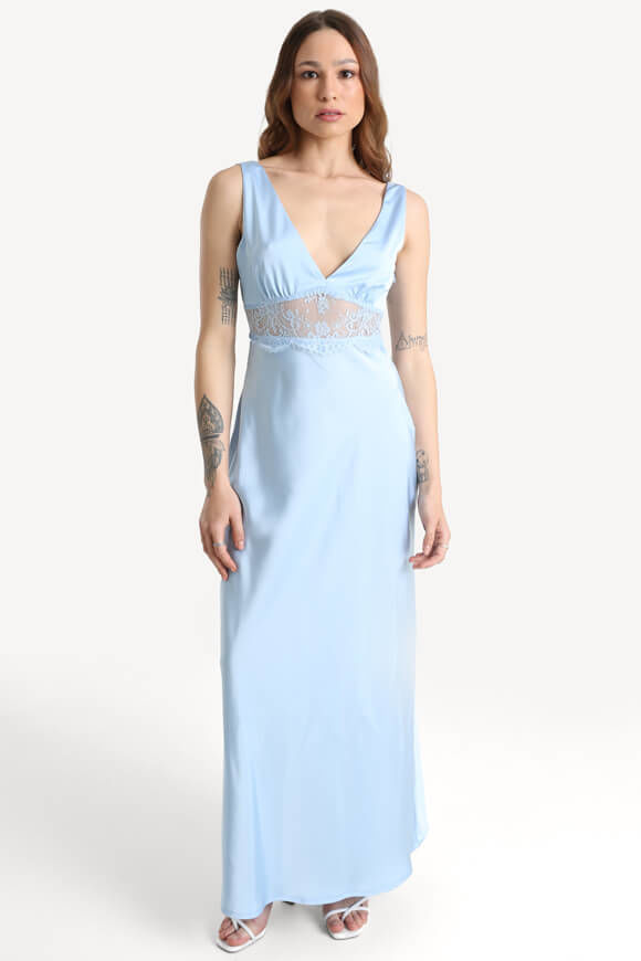 Image sur Satin Maxikleid